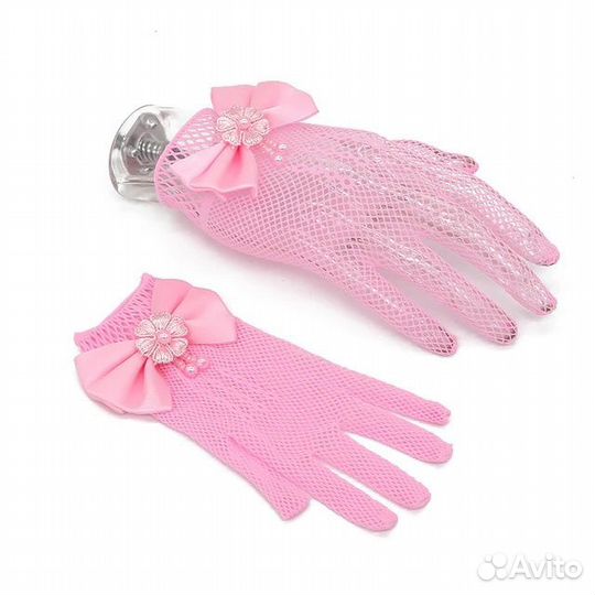 Новые перчатки белые, розовые, черные, красные