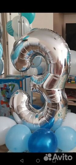 Цифра 3 на день рождения