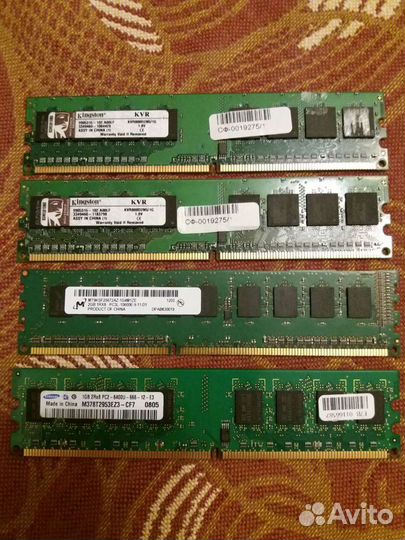 Оперативная память Kingston, Micron, Samsung