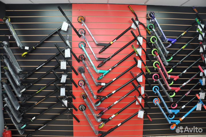 Городской самокат, детский, складной, трюковой