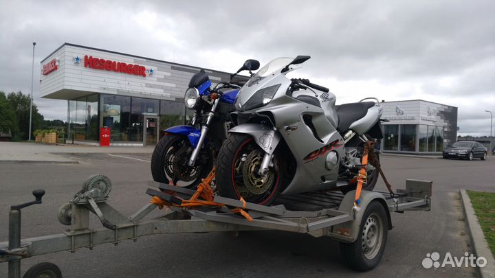 Прицеп для перевозки 2-3 мотоциклов