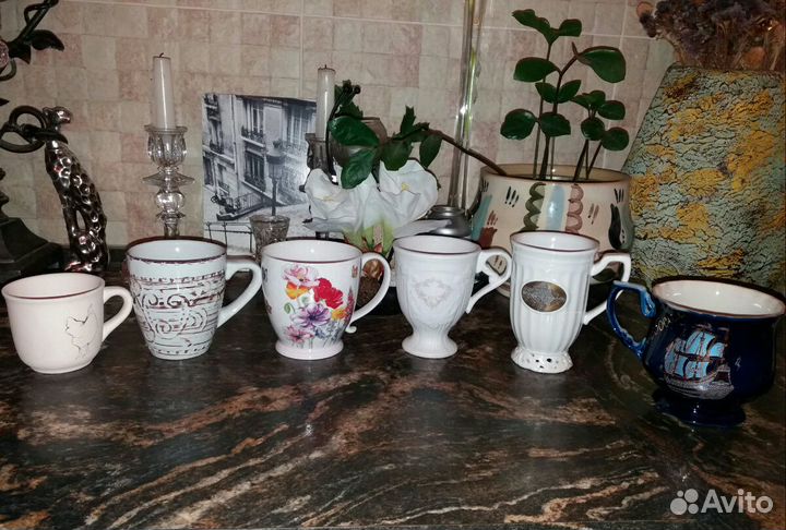 Чашки керамические