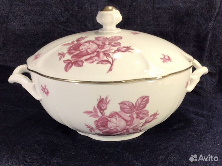 Супница/соусник/солонка/Bohemia/Japan/зик