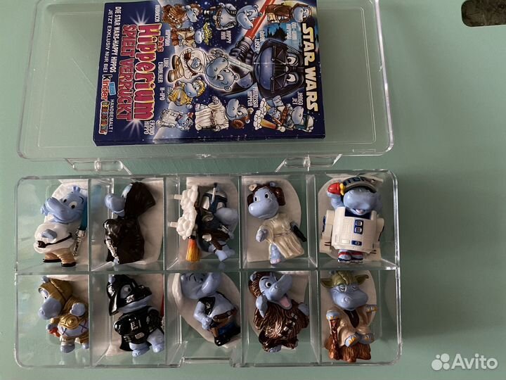 Бегемоты звездные войны бегемотики киндер 90-х