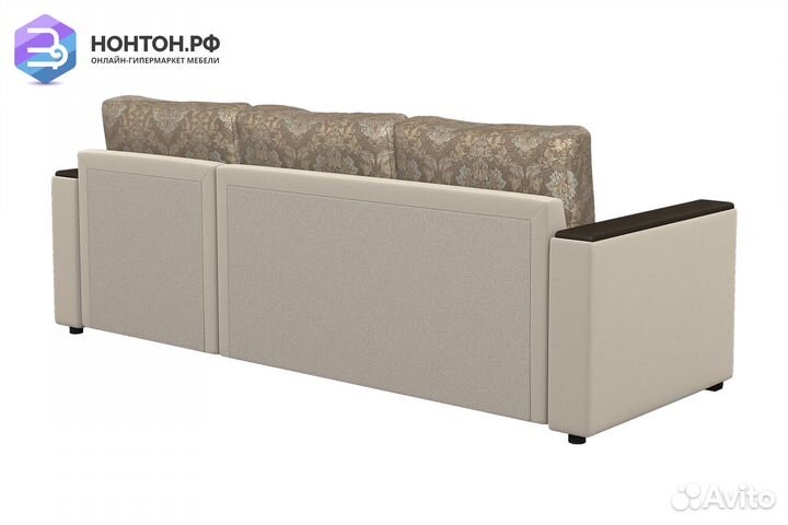 Диван угловой дельфин Глория-38 серый