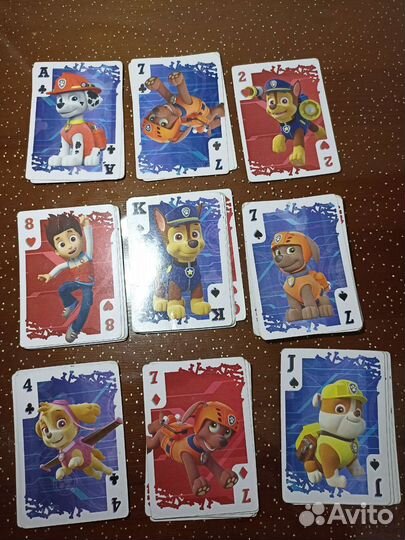 Игральные карты детские Щенячий патруль