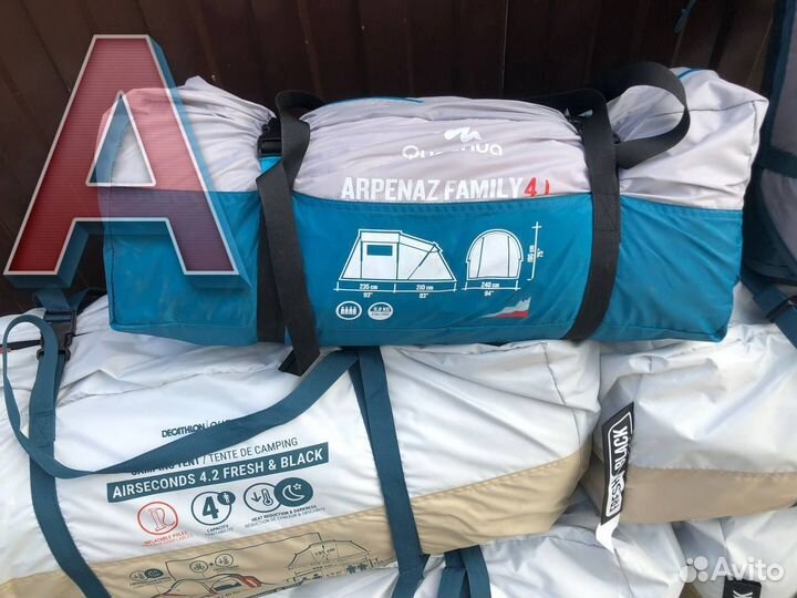 Палатка quechua arpenaz 4.1 Decathlon