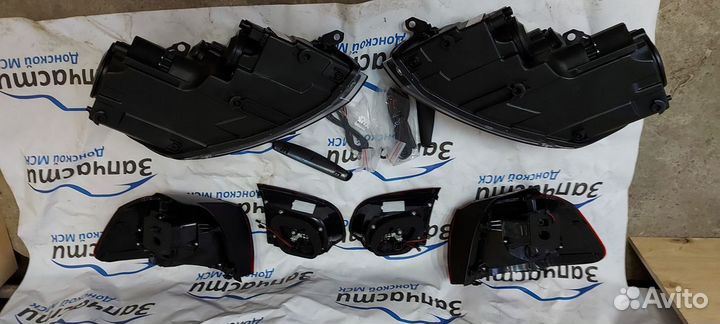 Комплект оптики фары фонари volkswagen golf 6