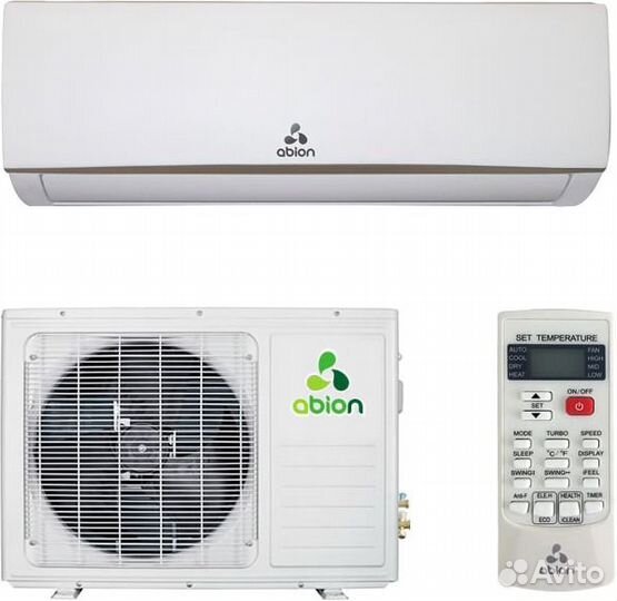 Сплит система на 35 м2 + монтаж в подарок