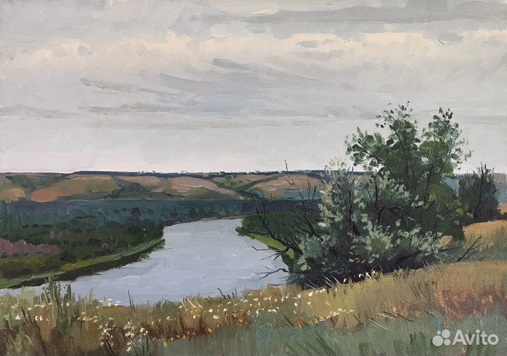 Картина «Тихий Дон». Живопись. Масло