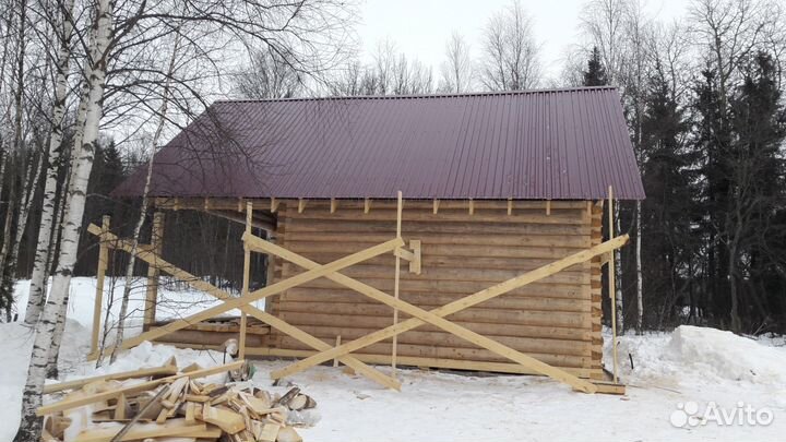 Изготовление срубов для домов и бань