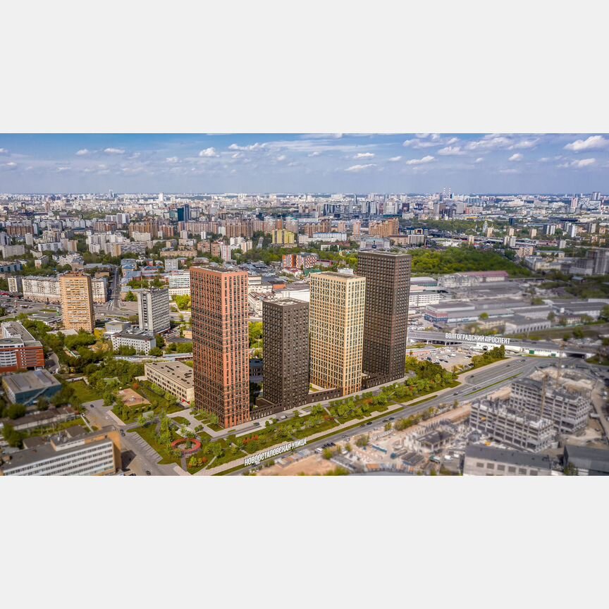 3-к. квартира, 70,4 м², 35/38 эт.