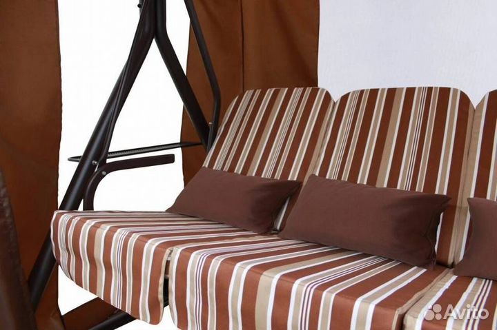 Садовые качели Дефа Люси Люкс, шоколад