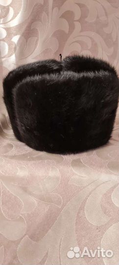 Норковая шапка мужская 55 64