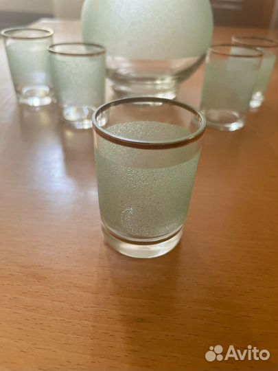 Штоф/графин СССР с рюмками