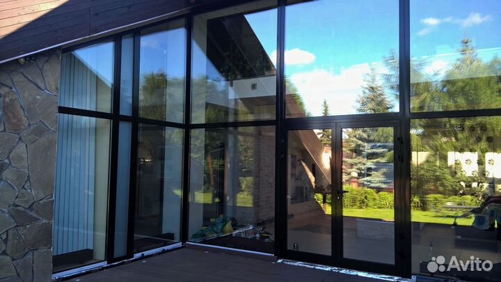 Панорамные окна из алюминия