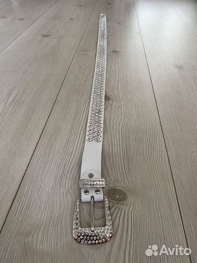 Ремень со стразами bb simons belt