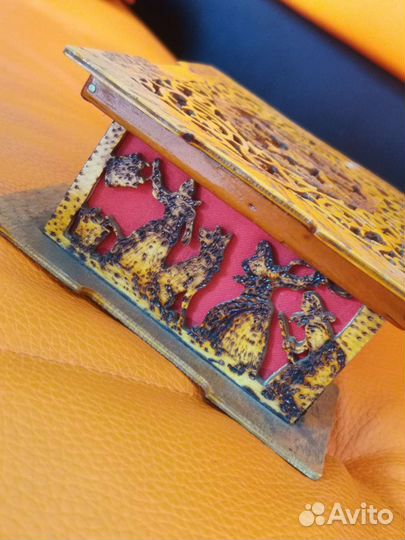 Шкатулка деревянная СССР