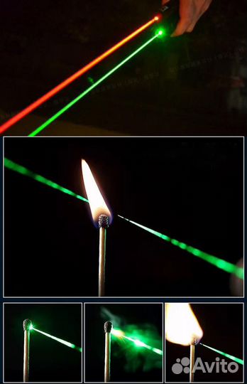 Лазер мощный зеленый