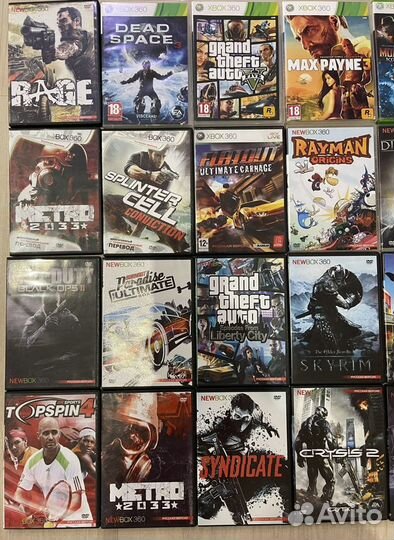 Игры для xbox 360 (прошитой)