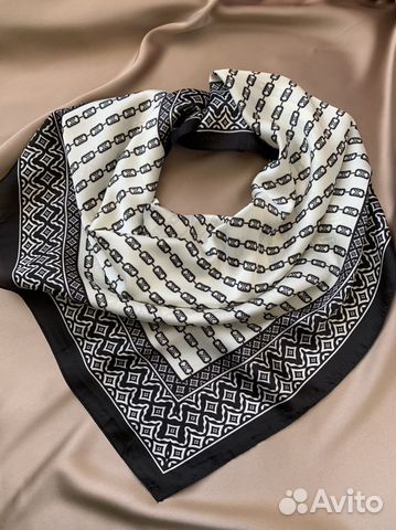 Шарф новый платок атласный
