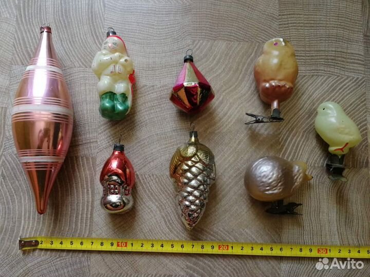 Елочные игрушки СССР