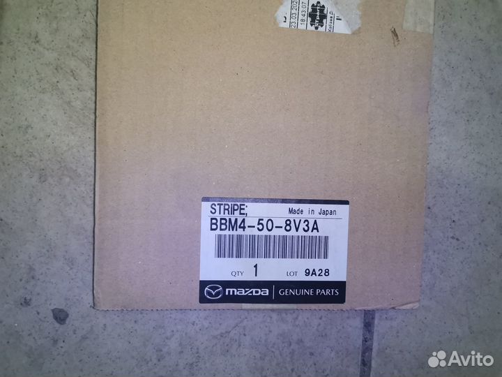 Наклейки на заднюю правую дверь mazda 3 BL 09-13
