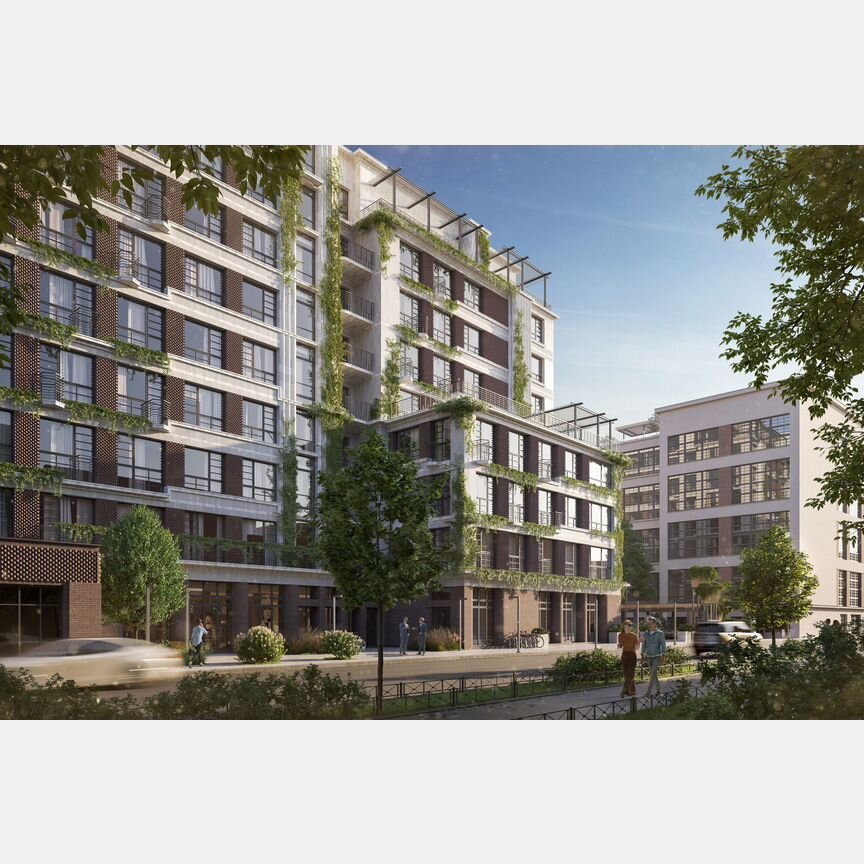2-к. квартира, 74 м², 6/9 эт.