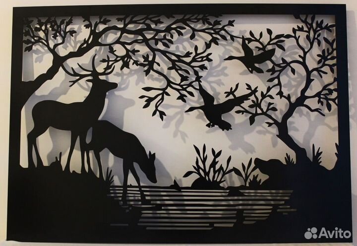 Портрет из металла на стену