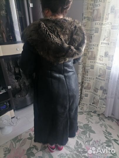 Дублёнка мех козы