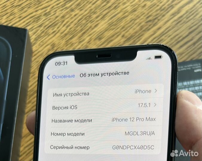 iPhone 12 PrO MAX 512gb все родное Sim+Esim