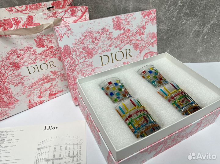 Набор стаканов Dior 4 стакана