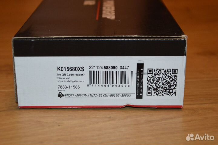 Комплект грм Gates k015680xs (530059211 ct1167k1)