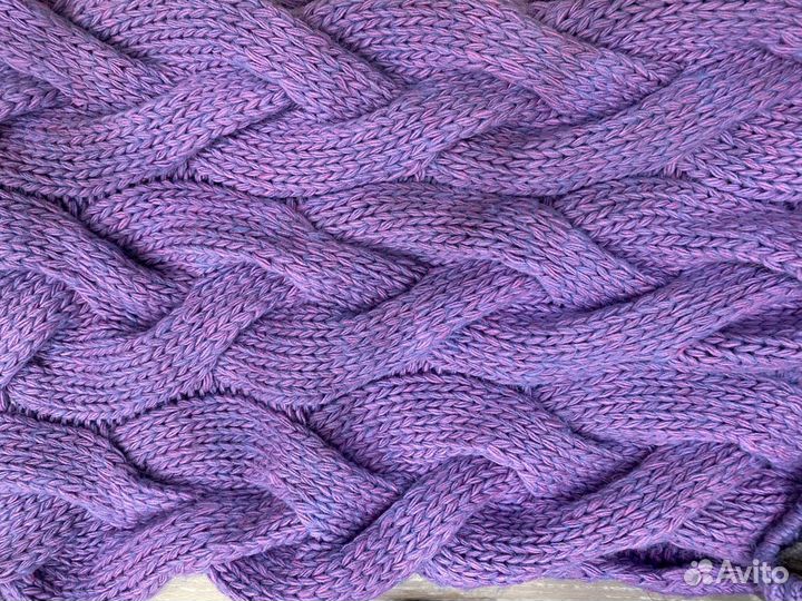 Комплект снуд шапка варежки