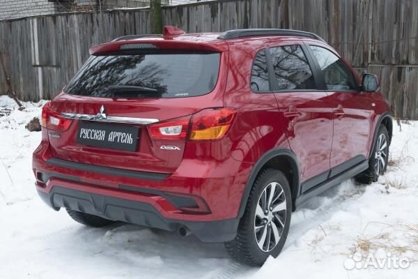 Накладка на задний бампер Mitsubishi ASX (2017