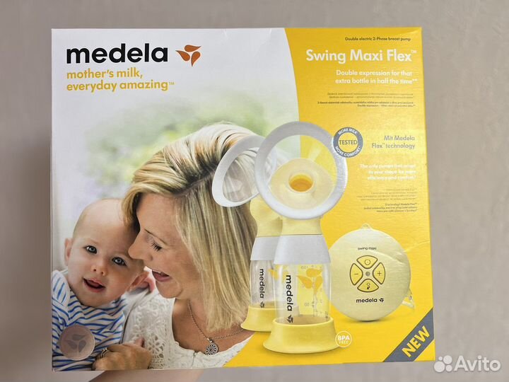 Молокоотсос medela swing maxi flex