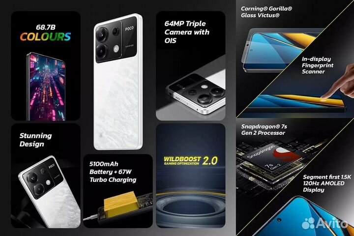 Xiaomi Poco X6, 8/256 ГБ
