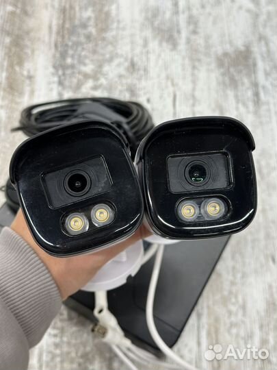 Комплект видеонаблюдения 3 камеры