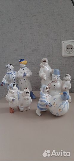 Статуэтка Зимний дворик