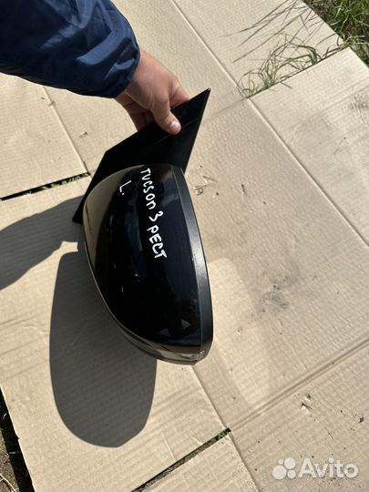 Левое зеркало Hyundai Tucson 3 рест (18-21)