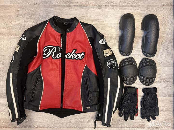 Женская кожаная мотокуртка JOE rocket