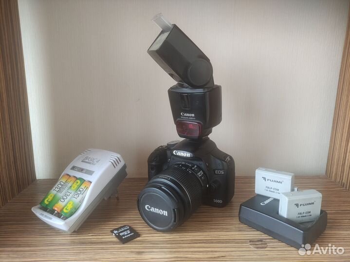 Canon EOS 500D + вспышка canon 430 ex2