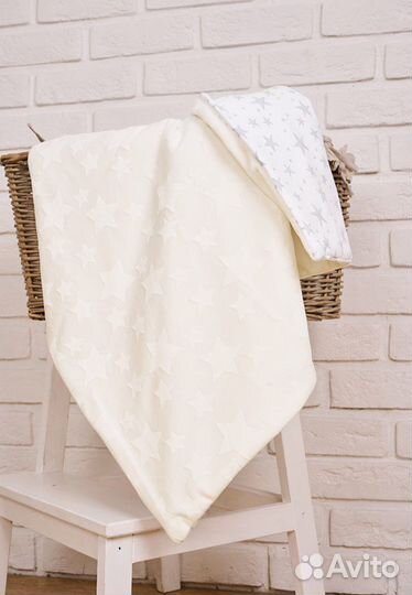 Плед детский плюшевый