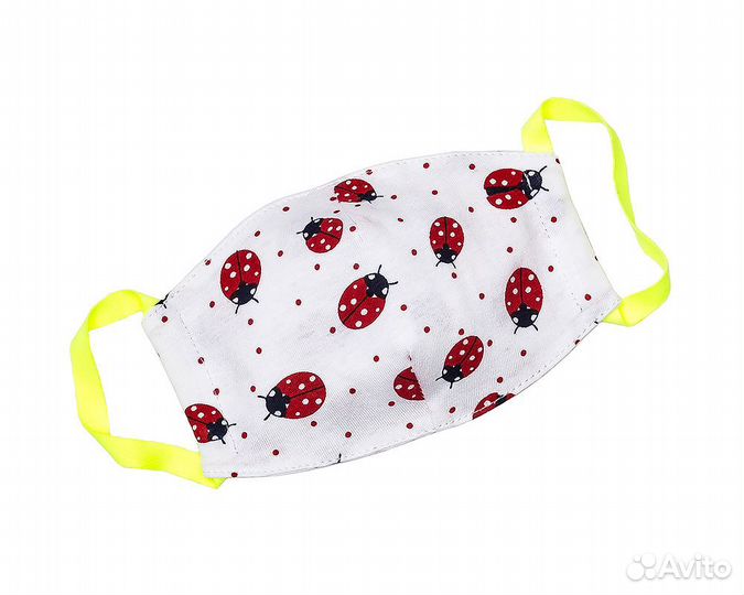 Маска защитная детская х/б