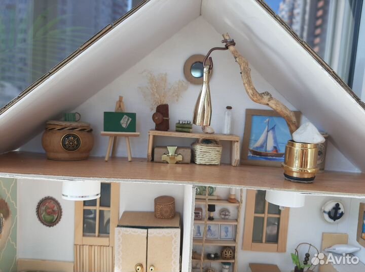 Интерьерный дом с детализацией пространства