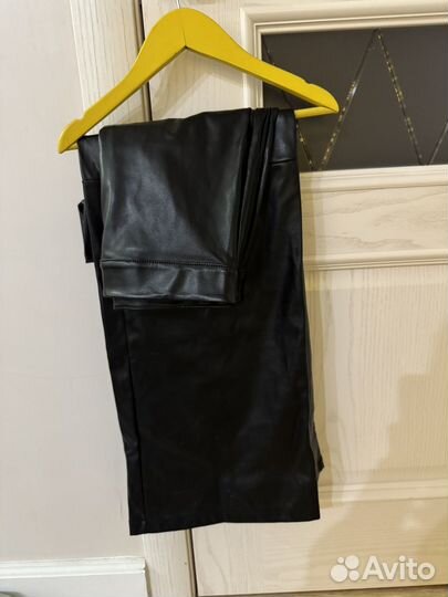 Брюки кожаные