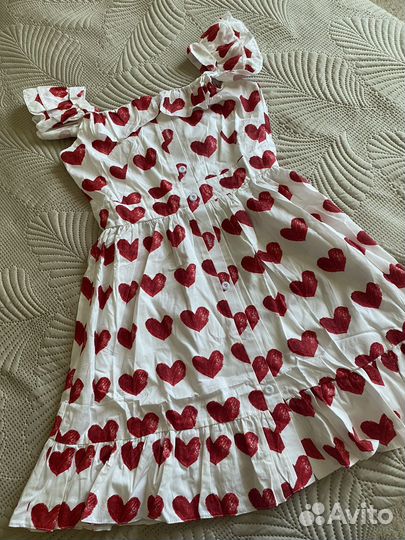 Сарафан женский с сердцами новый 46