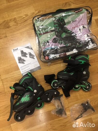 Роликовые коньки детские 29-33 р-р