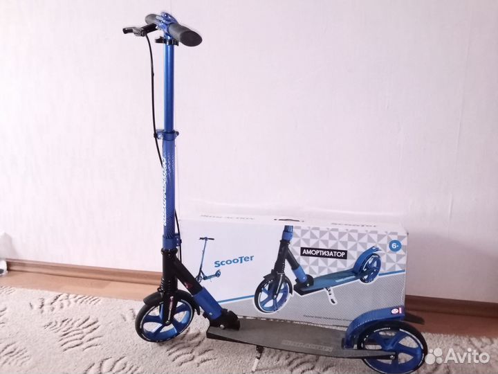 Самокат городской rush action SKL-046, б/у 1 год