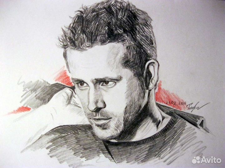 Портреты знаменитостей карандашом